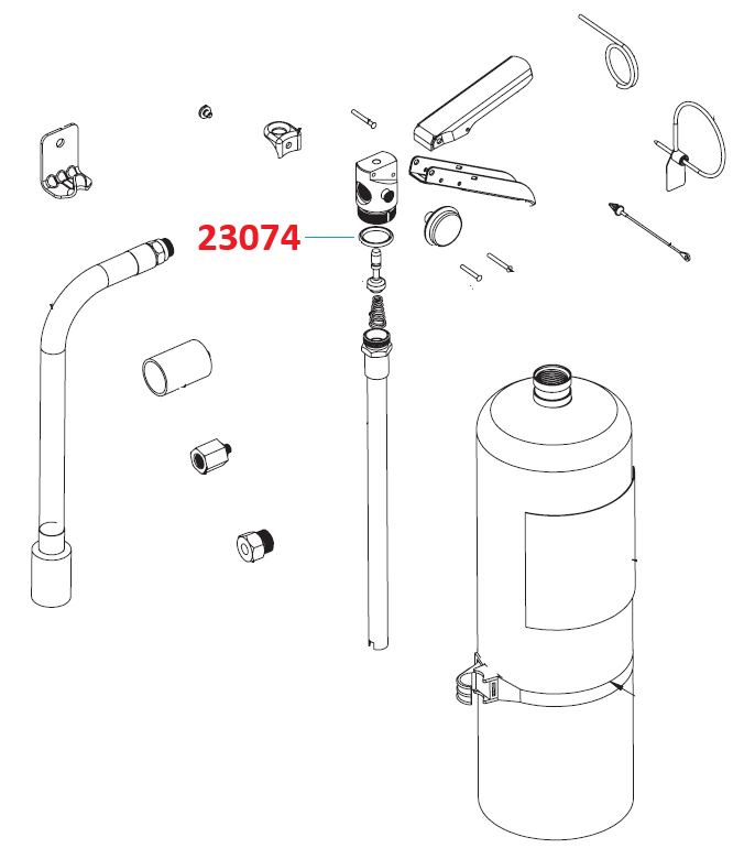 Badger Halotron Neck O-Ring, Small Valves