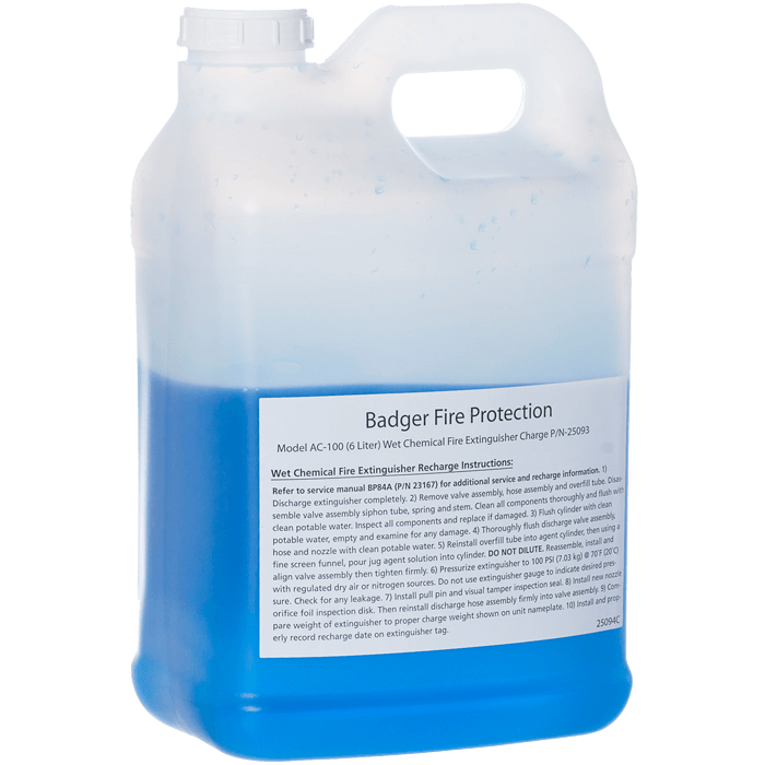 Badger 6-Liter Wet Chemical Recharge AC-100 (2/PK)