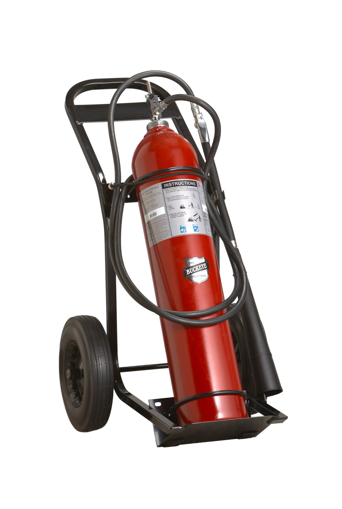 Buckeye 50 lb CO2 Wheeled Extinguisher
