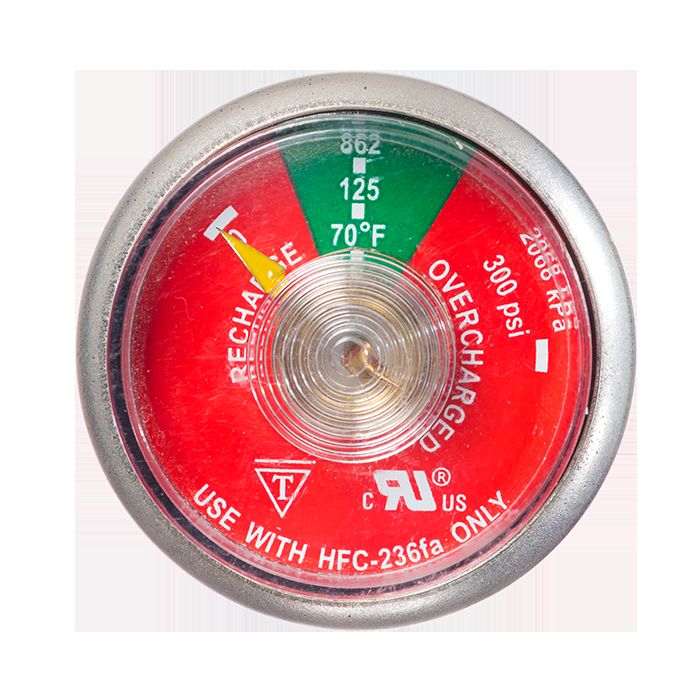 Ansul Gauge, 125 psi, Cleanguard