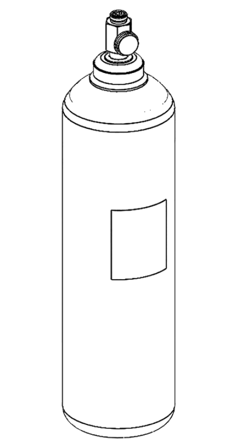 Ansul Nitrogen Cartridge, 55 cu. Ft.