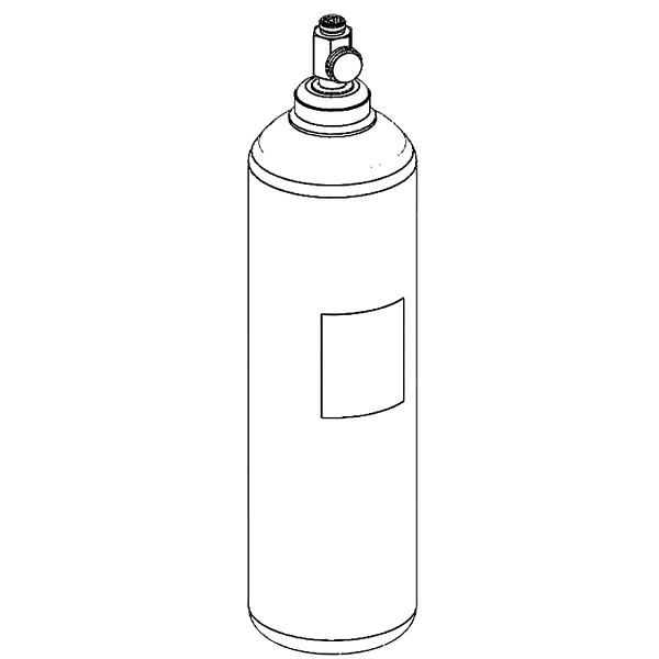 Ansul Nitrogen Cartridge, 55 cu. Ft. (for LT-A-101-250 & LVS-30)