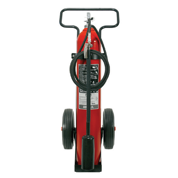 Ansul D-Model 50 lb CO2 Wheeled Extinguisher, Model CD-50-D-1, 20-B:C Rating