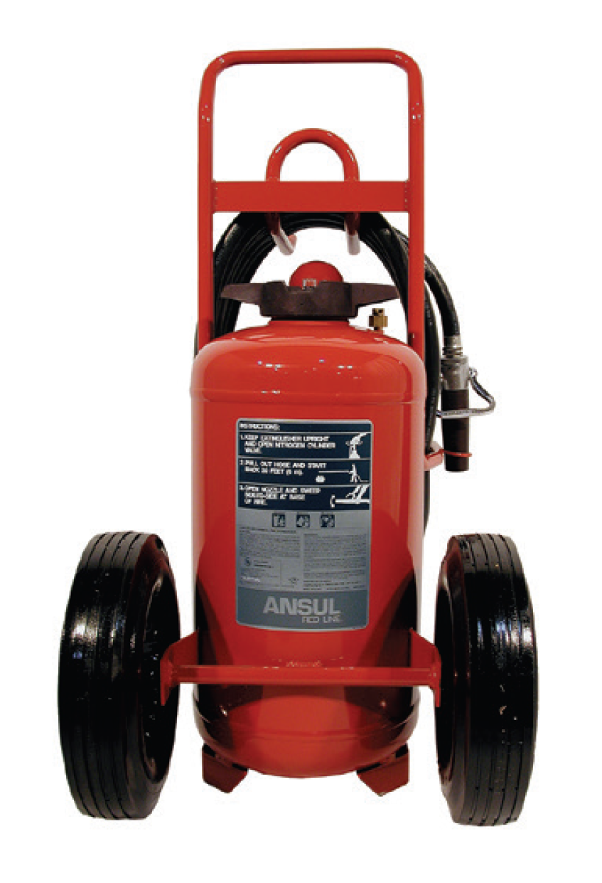 Ansul D-Model 150 lb ABC Wheeled Extinguisher (Stock Model)