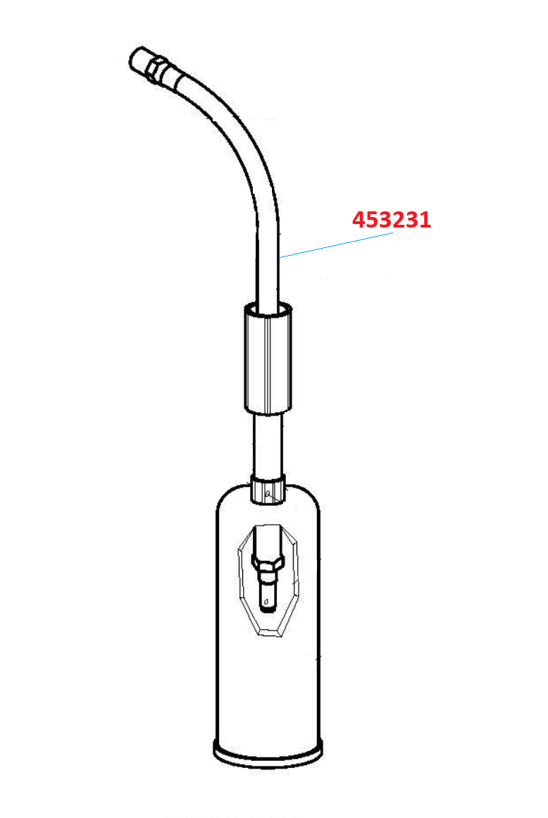 Buckeye Hose & Nozzle Assembly for 10, 15, & 20 lb CO2