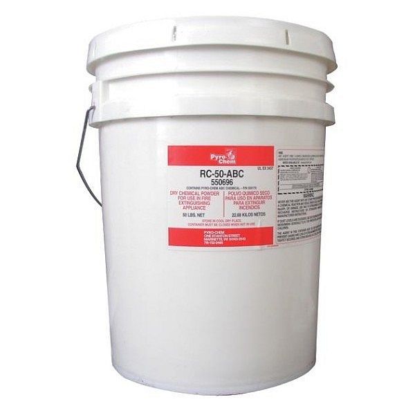 Pyro-Chem RC-50-ABC, Dry Chemical, Monoammonium Phosphate, 50 lb. Pail