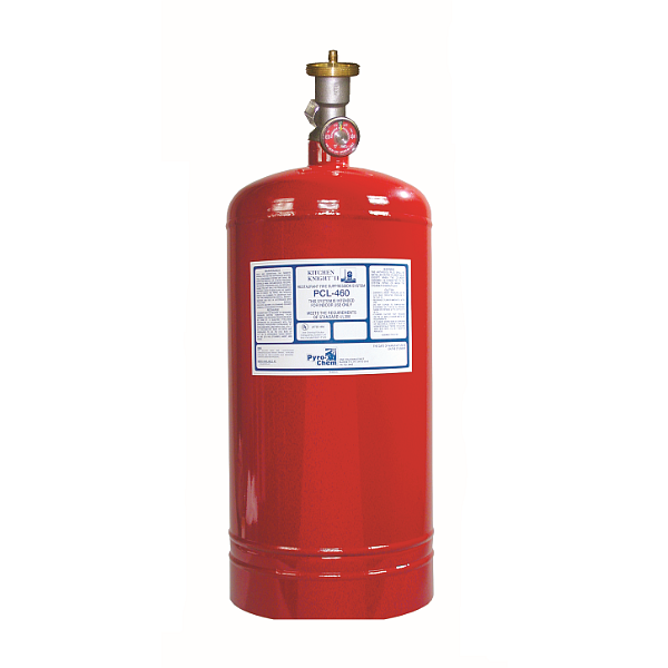 Pyro-Chem Kitchen Knight II PCL-460 Agent Cylinder Assembly, 4.6 Gallon