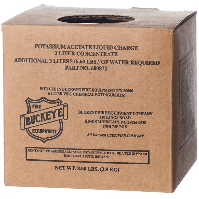 Buckeye Wet Chemical Recharge, for 6 Liter Class-K