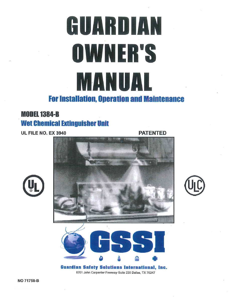 Guardian 1384-B Manual (PDF)