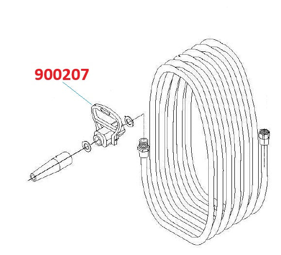 Buckeye Wheeled Unit Ball Valve Assembly, for 350 lb Dry Chem Units