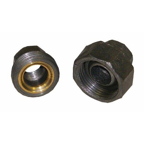 1/2" Union, Black