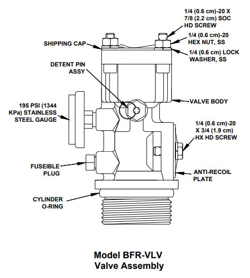 Buckeye KM Complete Valve Assembly
