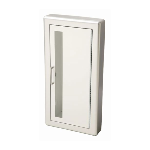 Academy Semi-Recessed Cabinet, Aluminum, V10 Door Style