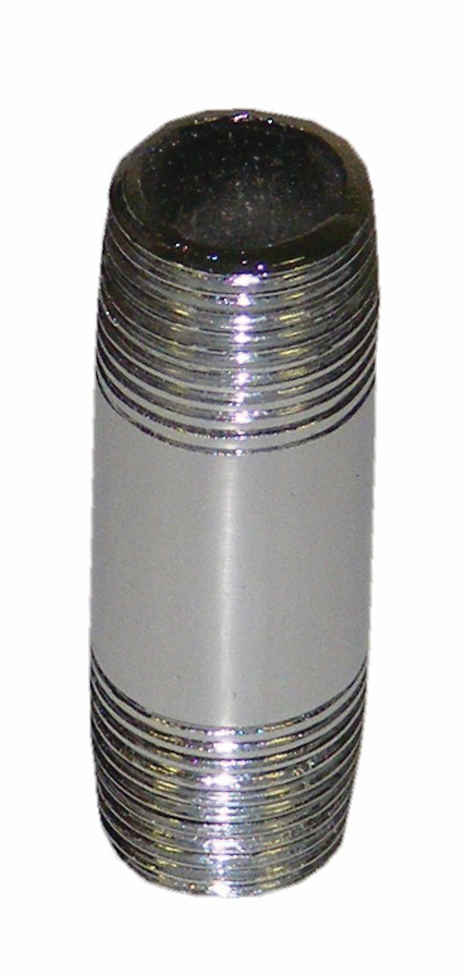 3/8" x 1 1/2" Nipple, Chrome