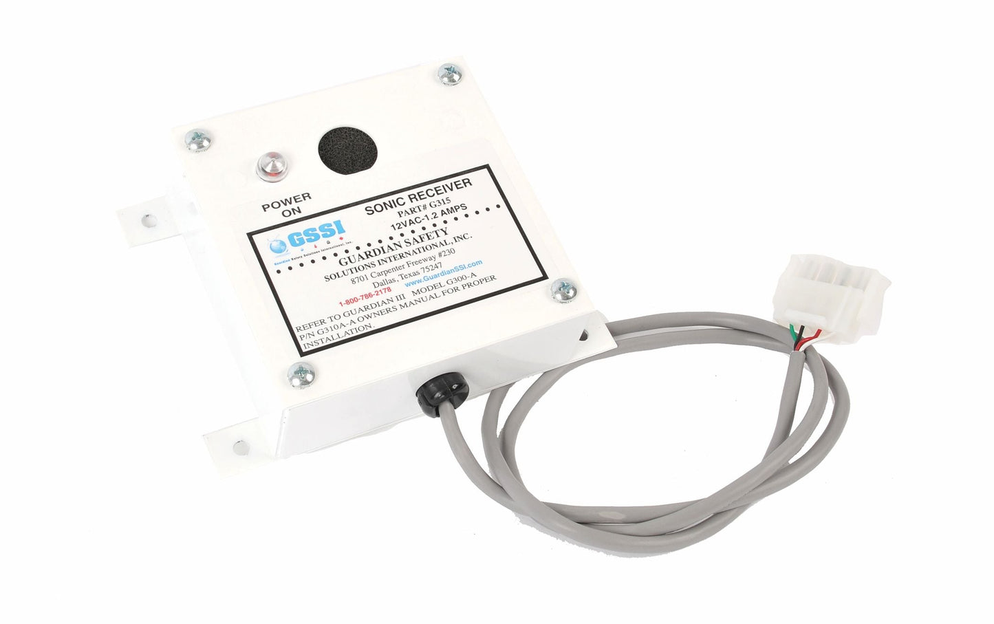 Guardian G300B Wireless Receiver Box (Sonic Activation of Shutoff)