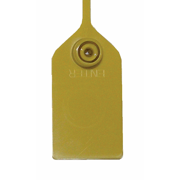 Tamper Seal, Plain, Yellow, 9" (1000/PK)