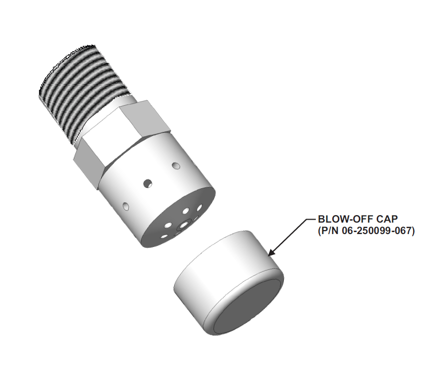 Industry Guard Replacement Cap for Total Flooding & 3-Way Nozzles