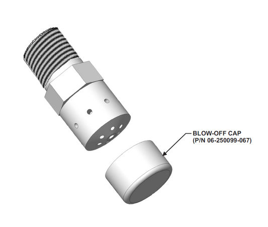 Industry Guard Replacement Cap for Total Flooding & 3-Way Nozzles