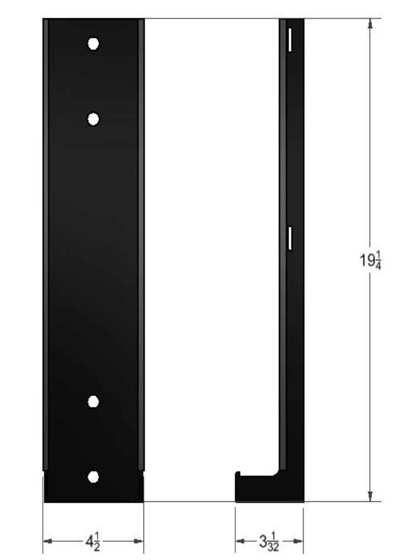 Amerex KP Cylinder Bracket, for models 275, 375 & 475