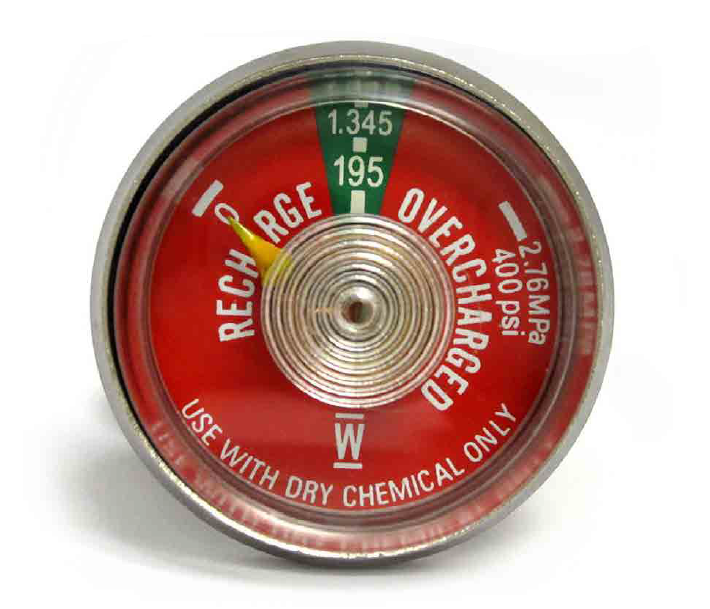 Badger Dry Chemical Gauge 195 psi