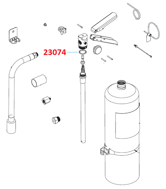 Badger Halotron Neck O-Ring, Small Valves