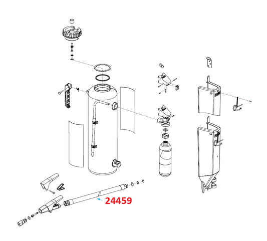 Ansul Red Line Hose Assembly (CR-20-E/G)