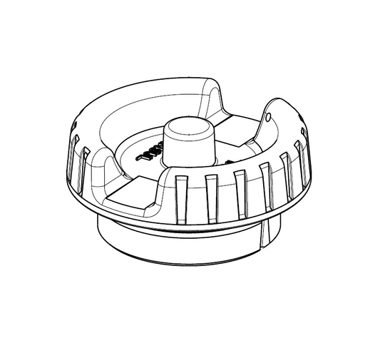Ansul Fill Cap with Indicator, CR (for Model 10/20/30-E & G)