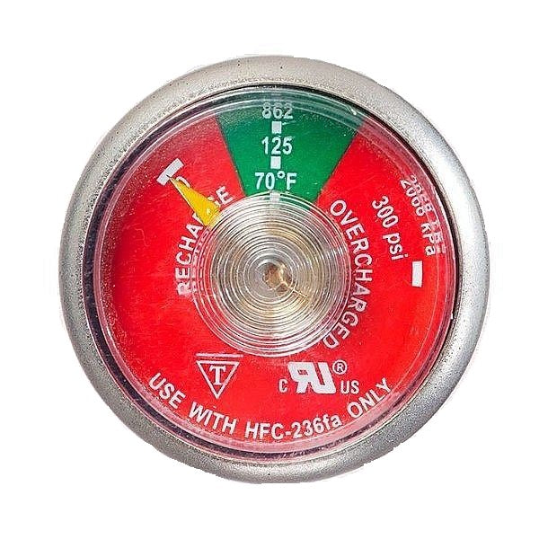 Ansul Gauge, 125 psi, Cleanguard models FE02 &amp; FE05