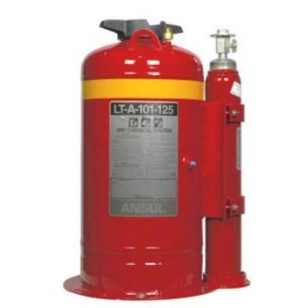 Ansul LT-A-101-125 Agent Tank, Agent, 23 cu. ft. Cartridge, and Cartridge Bracket