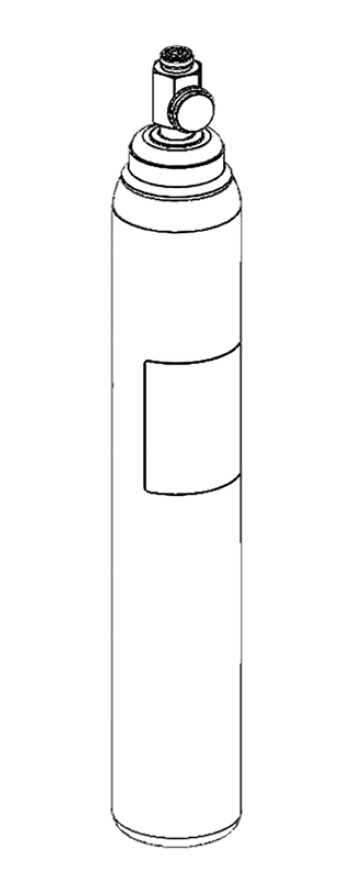 Ansul Nitrogen Cartridge, 23 cu. Ft.