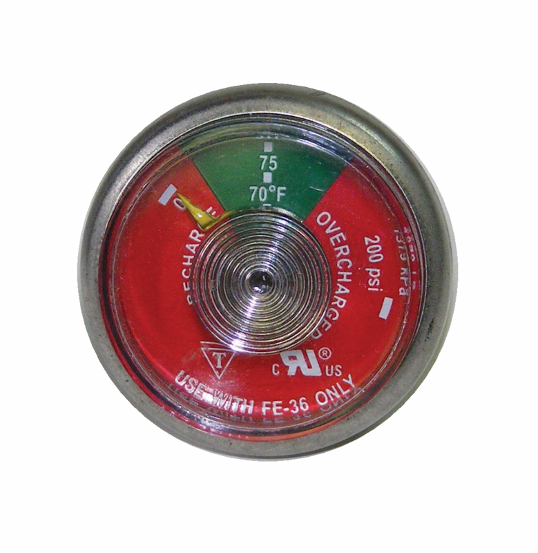 Ansul Gauge, Cleanguard, 75 psi, for FE09, FE13, FE13NM