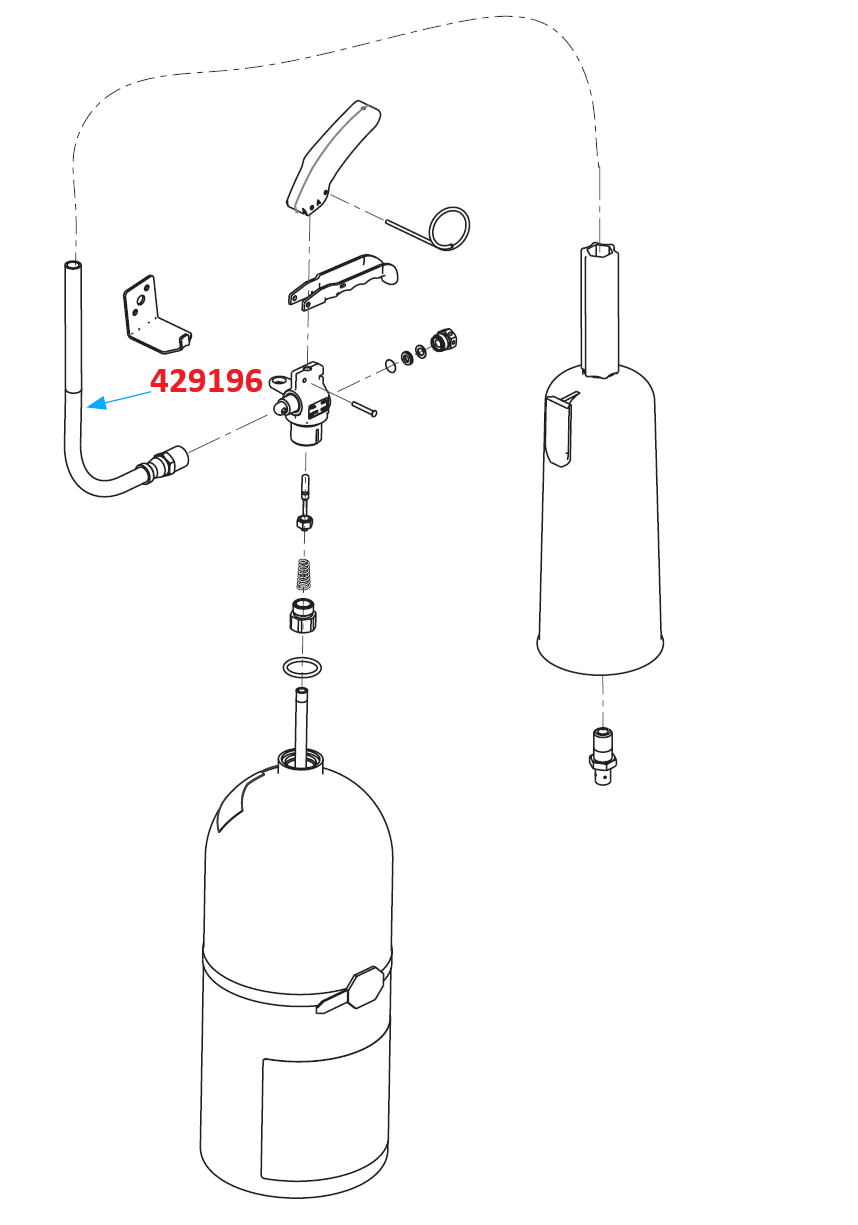 Ansul CO2 Hose (for Model 10/15/20)