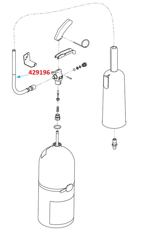 Ansul CO2 Hose (for Model 10/15/20)