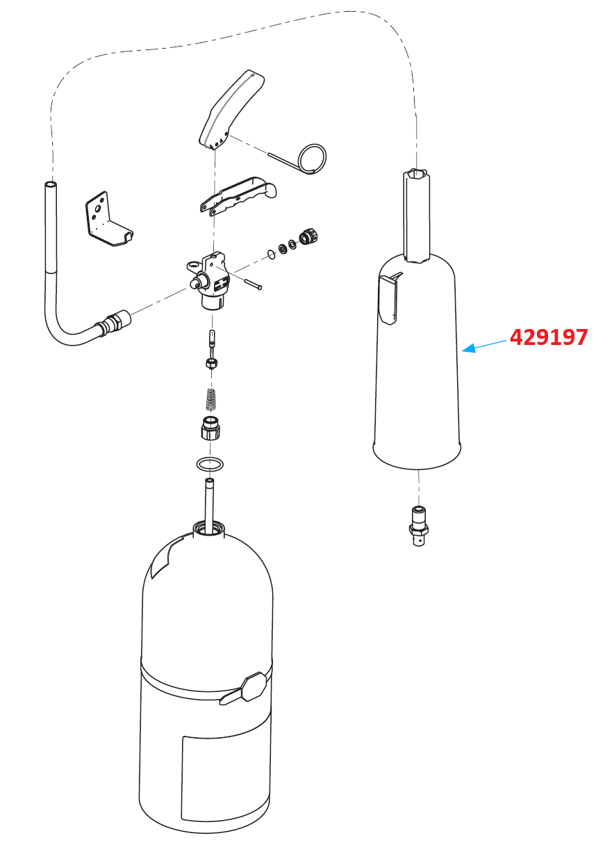 Ansul CO2 Horn (for Model 10/15/20)