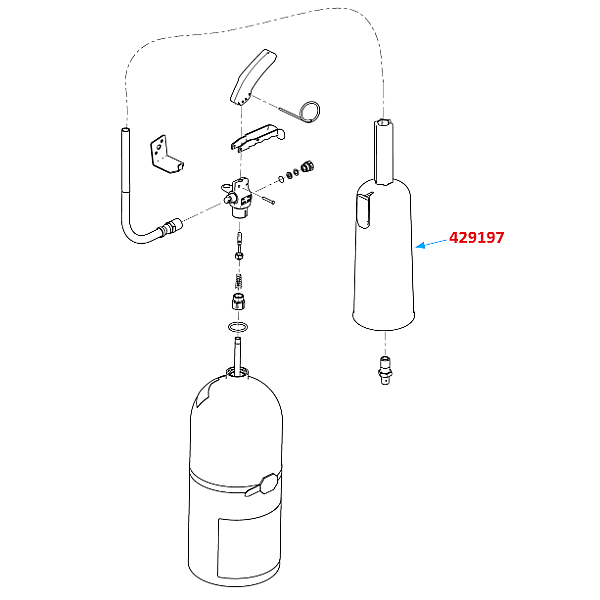Ansul CO2 Extinguisher Horn (for Model 10/15/20)