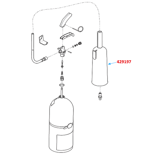 Ansul CO2 Extinguisher Horn (for Model 10/15/20)