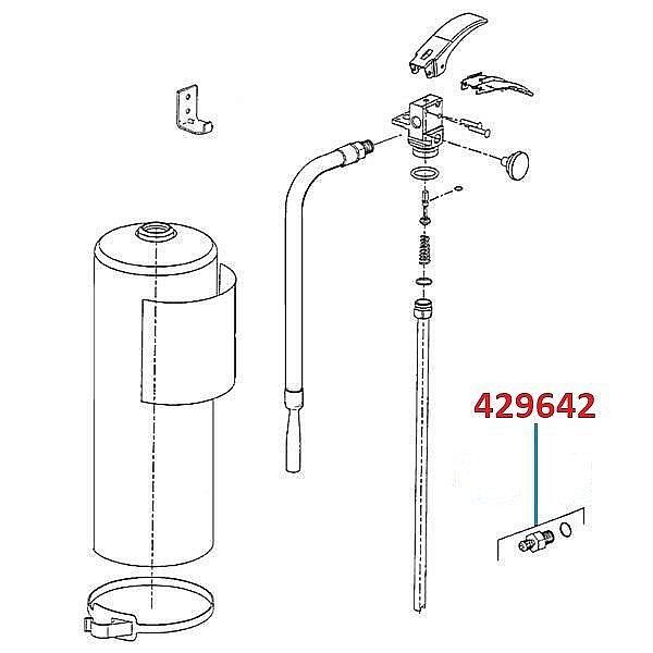 Ansul Recharge Adapter for Cleanguard+ Extinguishers 