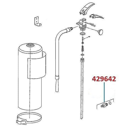 Ansul Recharge Adapter for Cleanguard+ Extinguishers 