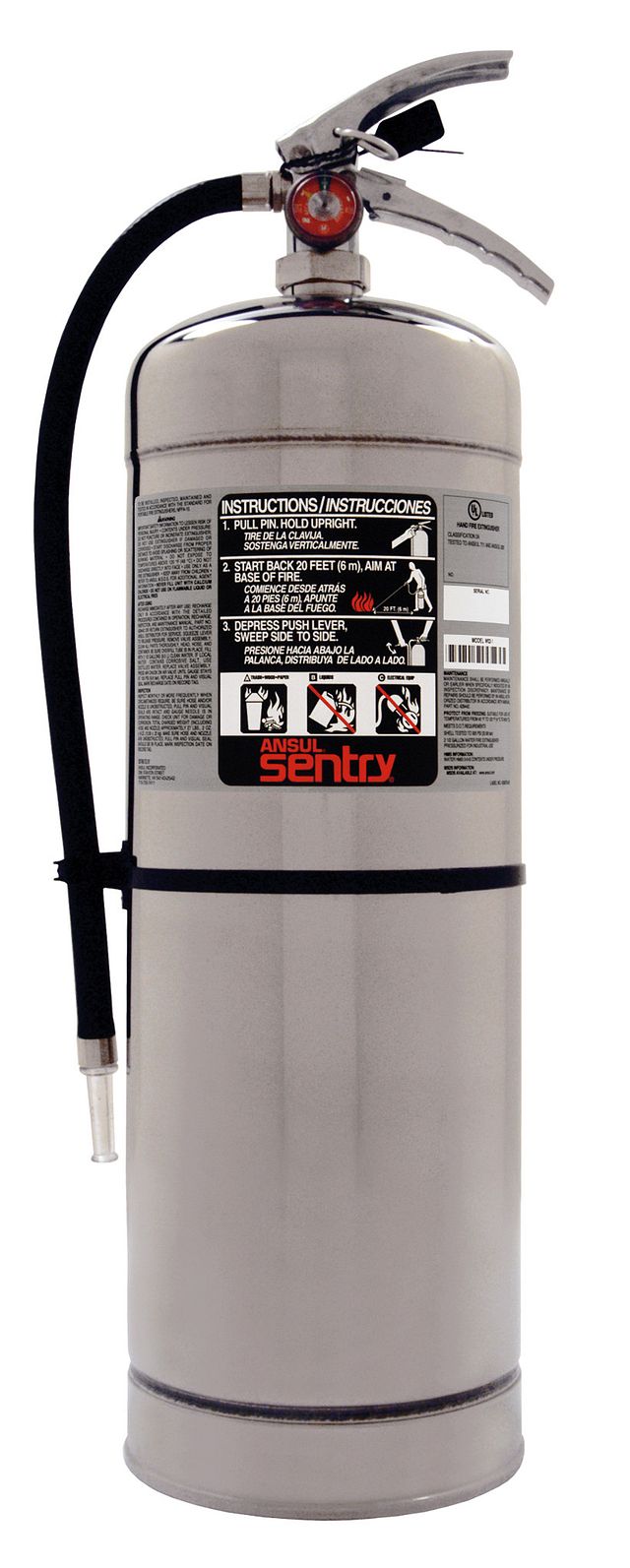Ansul Sentry 2.5 Gallon Pressurized Water Fire Extinguisher