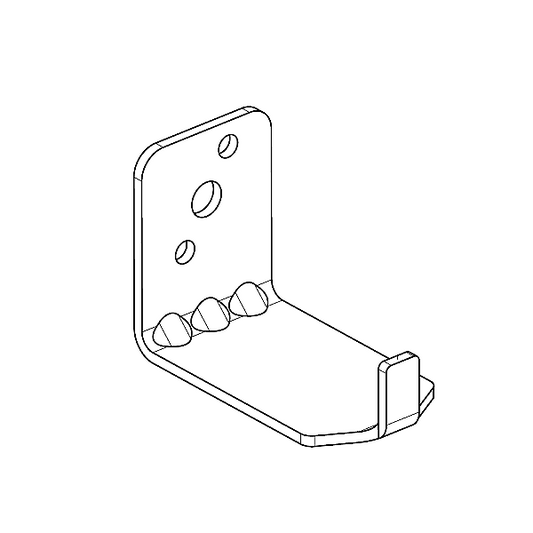 Ansul Wall Hanger, SS, for Cleanguard+ Extinguisher Model FE14NM