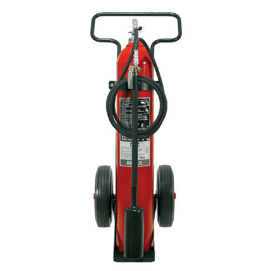 Ansul D-Model 50 lb CO2 Wheeled Extinguisher, Model CD-50-D-1, 20-B:C Rating