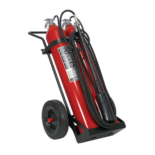 Ansul D-Model 100 lb CO2 Wheeled Extinguisher, Model CD-100-D-1, 20-B:C Rating