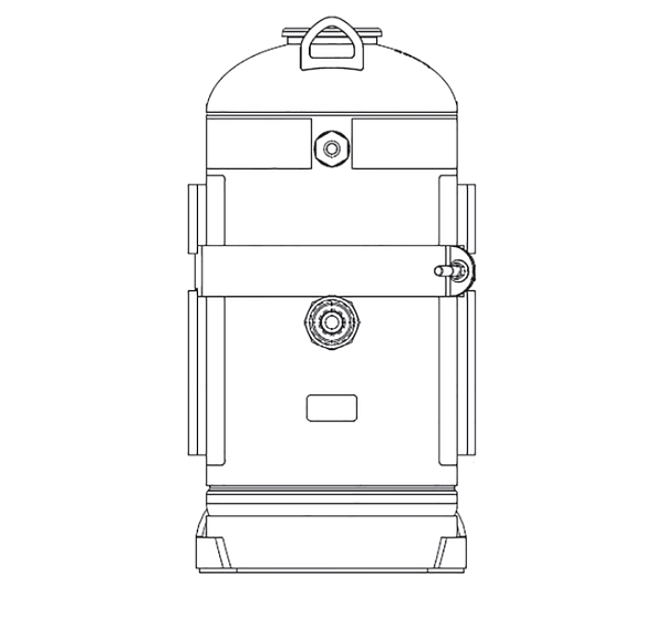 Ansul LVS-5 Tank and Bracket Only (also requires 24883 which must be purchased separately)