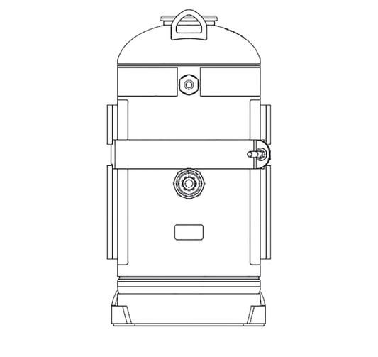 Ansul LVS-5 Tank and Bracket Only (also requires 24883 which must be purchased separately)
