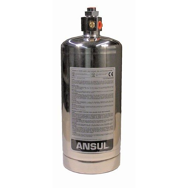 Ansul Piranha-10 Tank Assembly, Stainless Steel, 2.25 Gallon