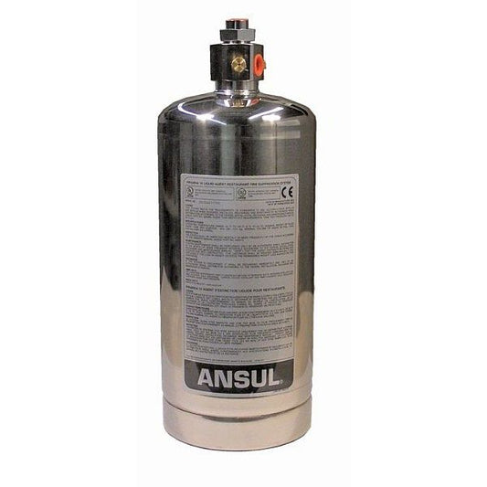 Ansul Piranha-10 Tank Assembly, Stainless Steel, 2.25 Gallon