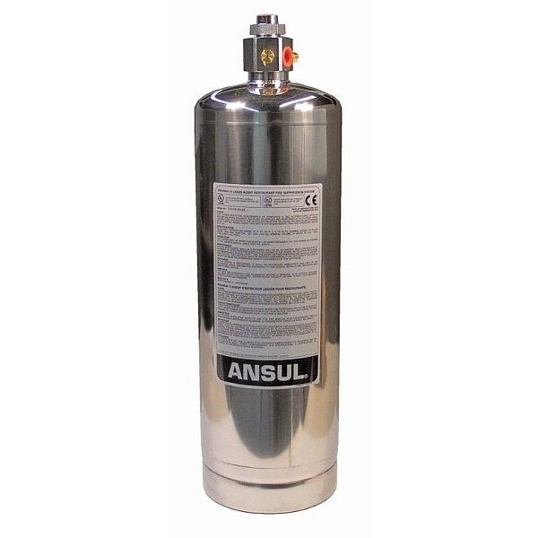 Ansul Piranha-13 Tank Assembly, Stainless Steel, 3.0 Gallon