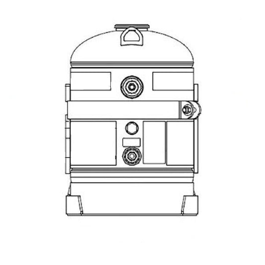Ansul LVS-10 Tank and Bracket Only (also requires 24883 which must be purchased separately)