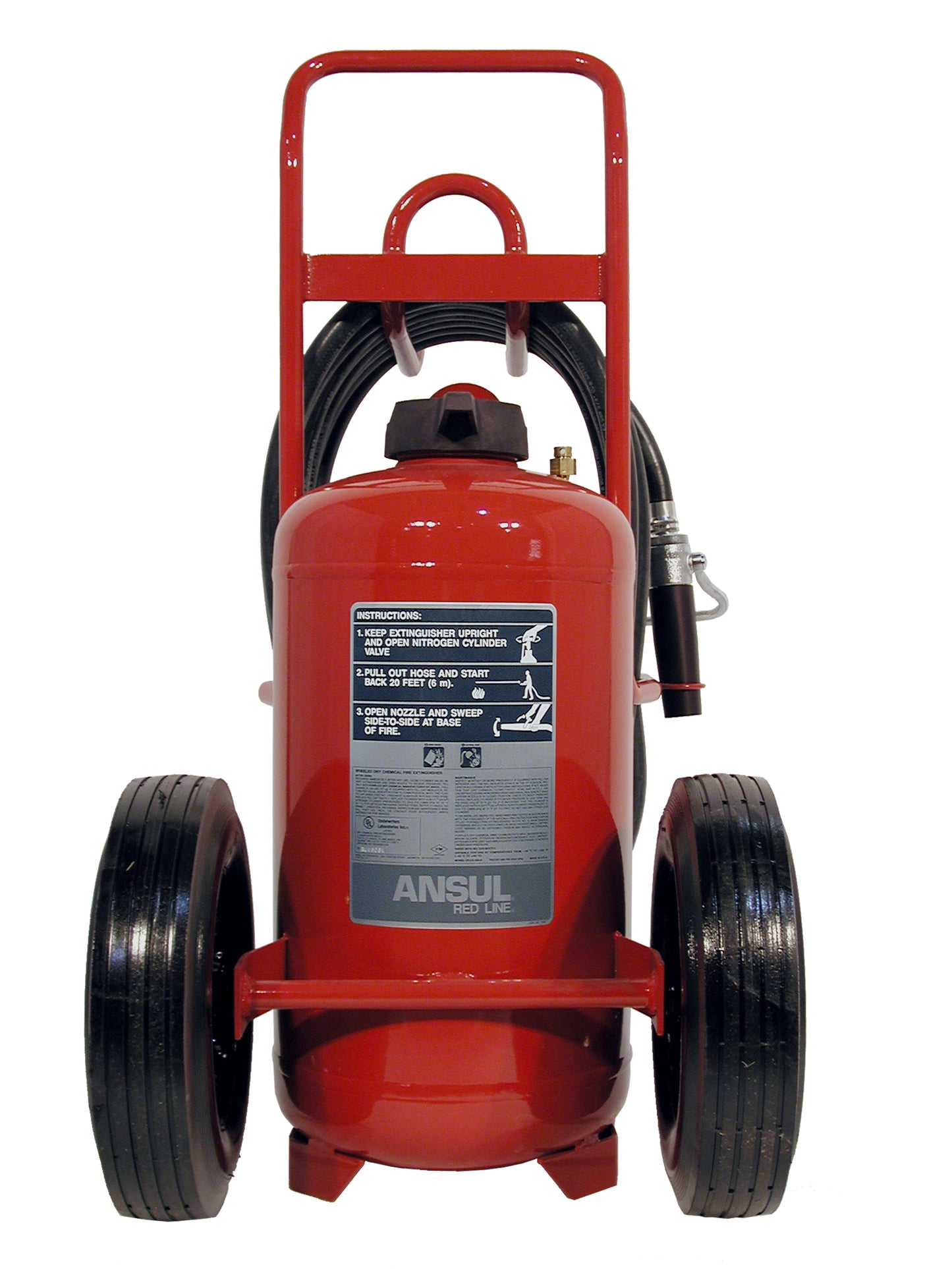 Ansul D-Model 150 lb PK Long Range Wheeled Extinguisher