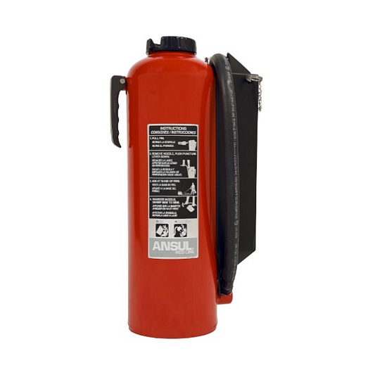 Ansul Red Line 10 lb Purple-K Fire Extinguisher with Wall Hook, Model RL-PK-10-G, 60-B:C rating